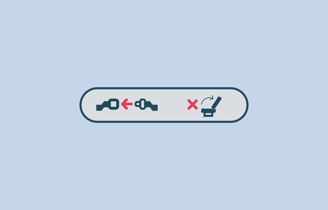 Visual of airplane lighting indicators